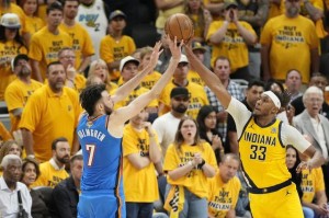 巴朗-戴维斯：切特打5效果不好 雷霆打小阵容对步行者更有利